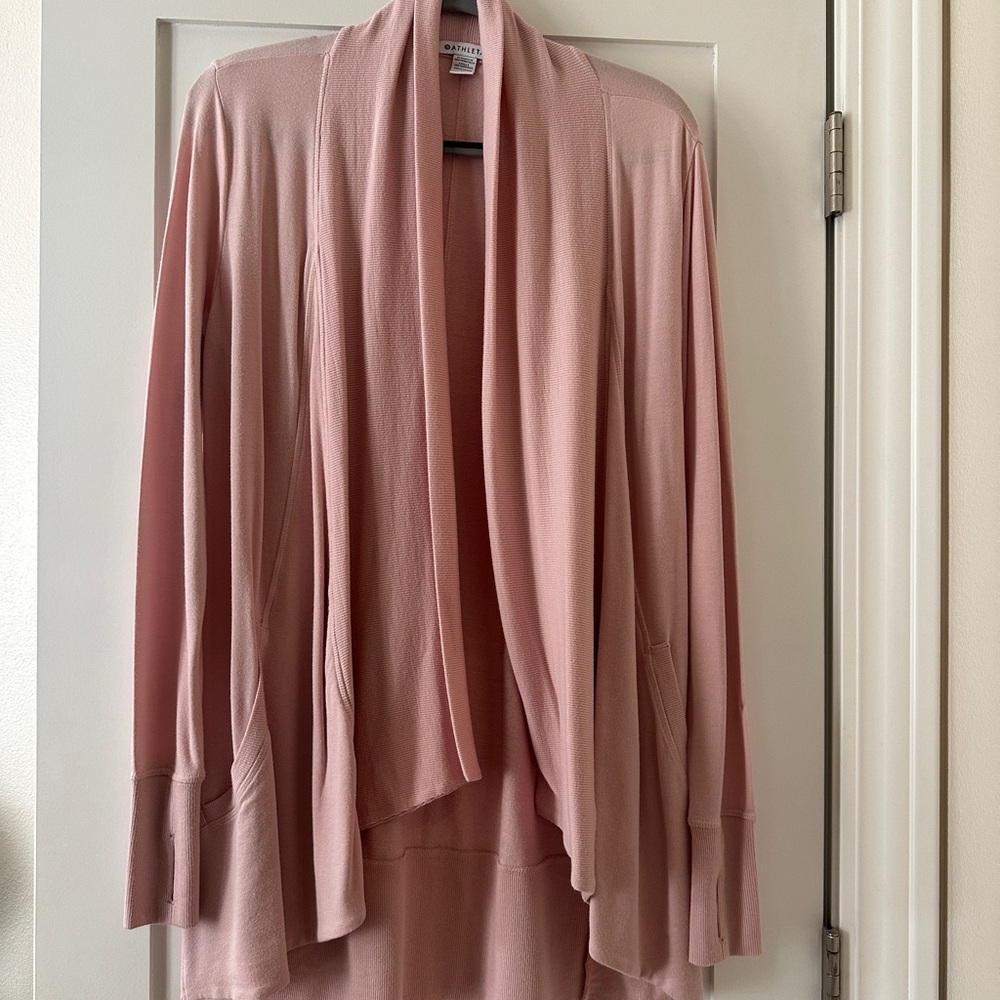 Athleta Blush Draped Cardigan
